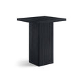 Bianca Oak Veneer And Solid Wood Bar Height Table