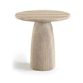 Vanessa Travertine Concrete Indoor/Outdoor Counter Height Table - T36