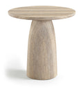 Vanessa Travertine Concrete Indoor/Outdoor Counter Height Table - T36