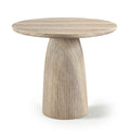 Vanessa Travertine Concrete Indoor/Outdoor Counter Height Table - T42