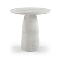 Vanessa White Concrete Indoor/Outdoor Counter Height Table - T36