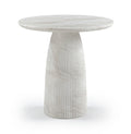 Vanessa White Concrete Indoor/Outdoor Counter Height Table - T36