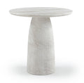 Vanessa White Concrete Indoor/Outdoor Counter Height Table - T42