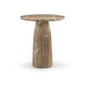 Vanessa 36" Beige Concrete Indoor/Outdoor Bar Table