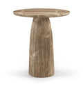 Vanessa 36" Beige Concrete Indoor/Outdoor Bar Table
