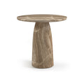 Vanessa 42" Beige Concrete Indoor/Outdoor Bar Table