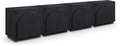 Meredith Black Oak Veneer Sideboard / Buffet - T-4PC