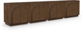 Meredith Brown Oak Veneer Sideboard / Buffet - T-4PC