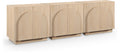 Meredith Natural Oak Veneer Sideboard / Buffet - T-3PC