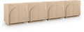 Meredith Natural Oak Veneer Sideboard / Buffet - T-4PC