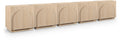 Meredith Natural Oak Veneer Sideboard / Buffet - T-5PC