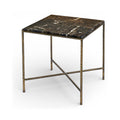 Toulouse Genuine Marble And Iron End Table