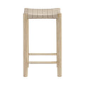 Eulalia Vegan Leather Upholstered Counter Stool