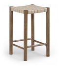 Eulalia Vegan Leather Upholstered Counter Stool