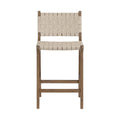 Eulalia Vegan Leather Upholstered Counter Stool