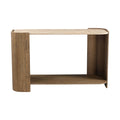 Carissa / Genuine Marble And Oak Wood Console Table