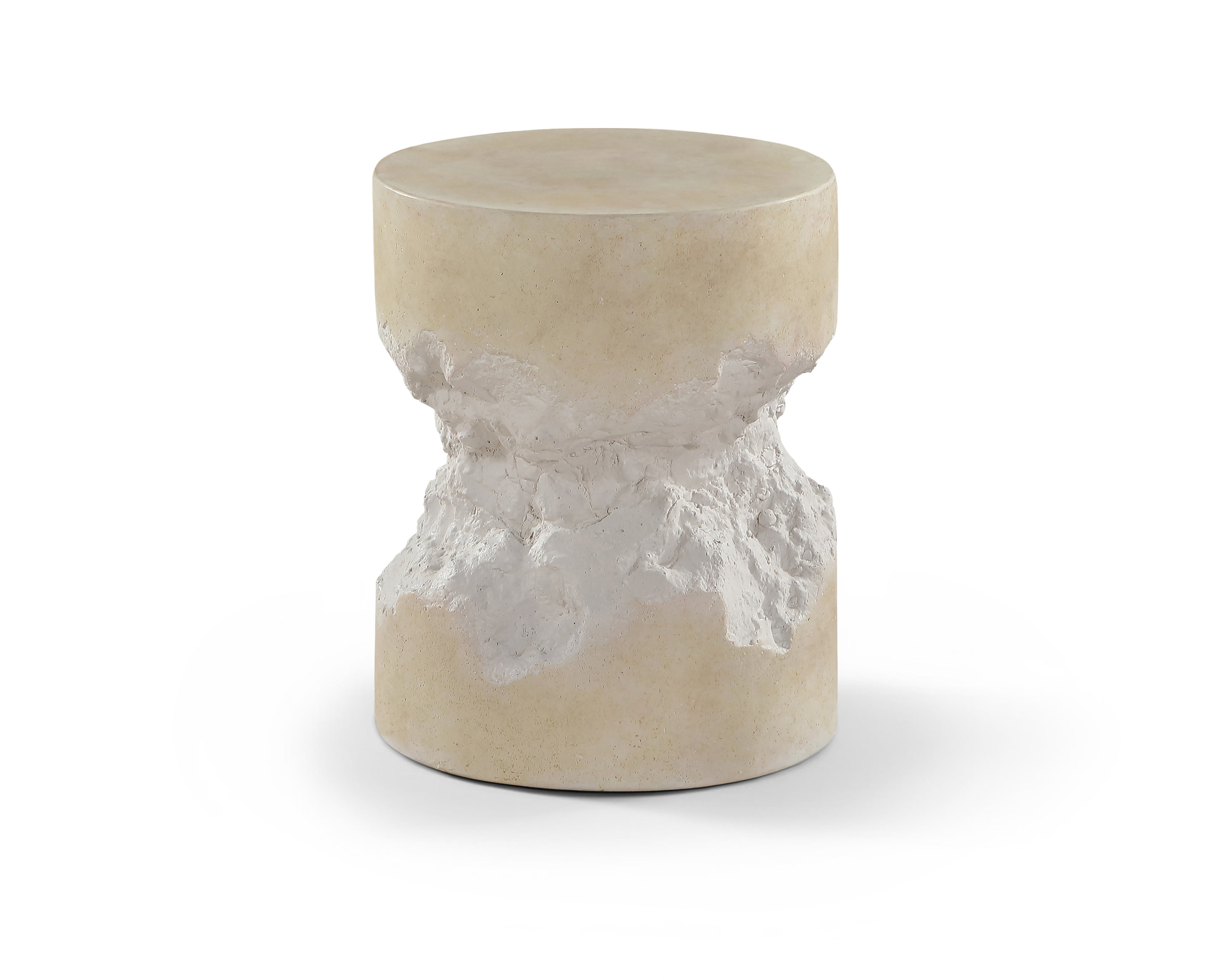 Menton Beige Concrete Indoor / Outdoor End / Side Table