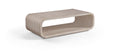 Cassandra Travertine Concrete Indoor / Outdoor Coffee Table
