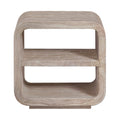 Cassandra Travertine Concrete Indoor / Outdoor End / Side Table