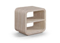 Cassandra Travertine Concrete Indoor / Outdoor End / Side Table