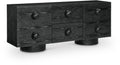 Camogli Solid Wood And Oak Veneer Sideboard / Buffet