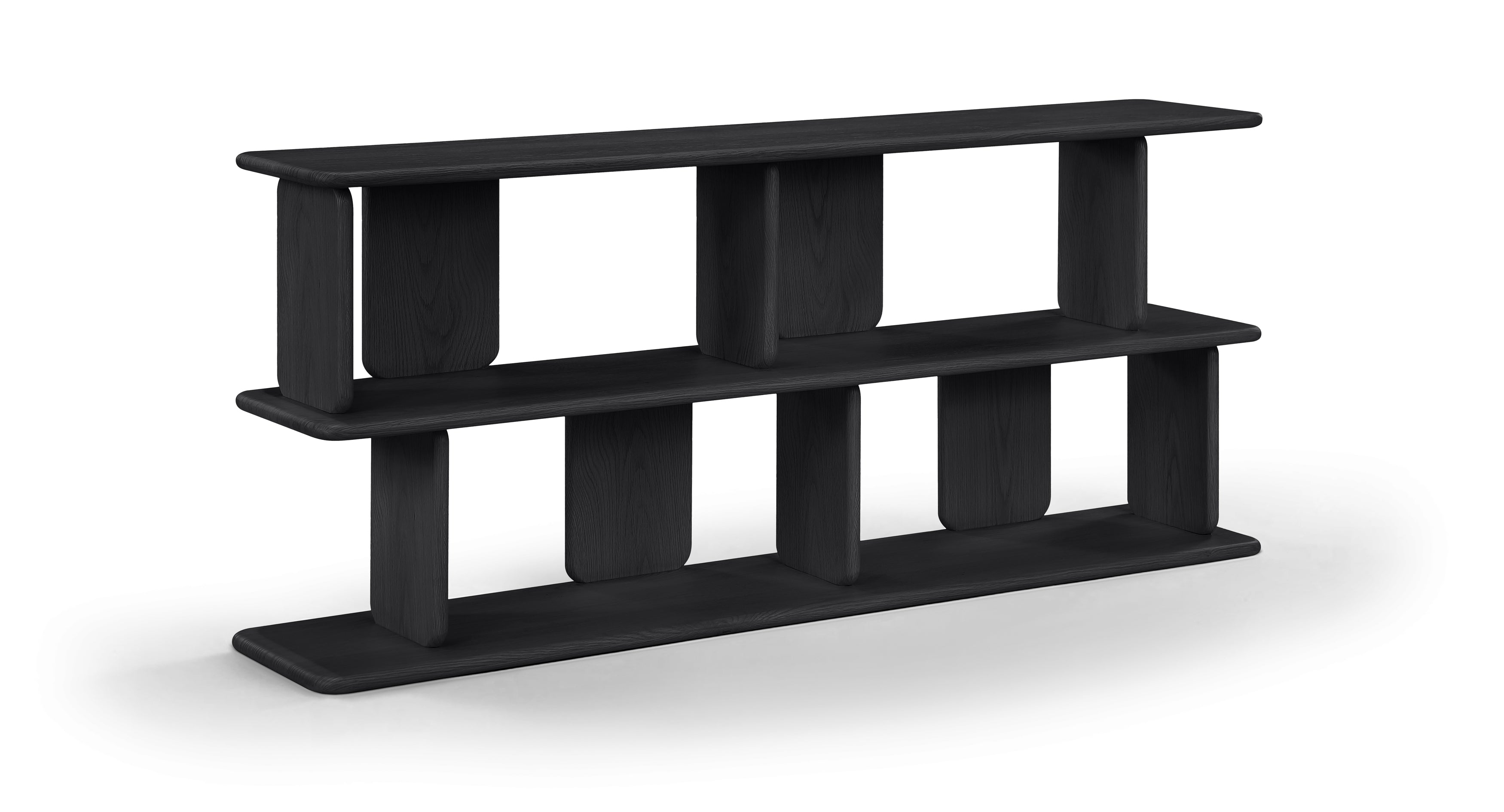 Micheline Solid Wood And Oak Veneer Media Console