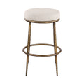 Faye Performance Fabric Upholstered Bar Stool