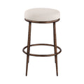 Faye Performance Fabric Upholstered Bar Stool