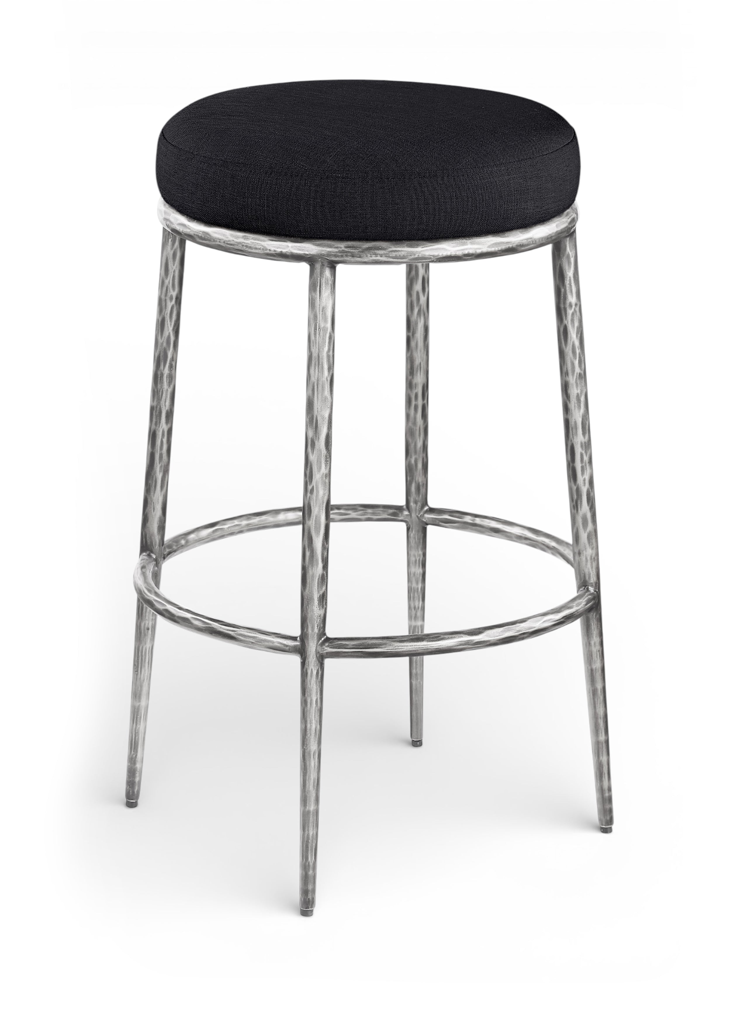 Faye Performance Fabric Upholstered Bar Stool