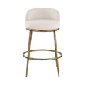 Faye Performance Fabric Upholstered Bar Stool