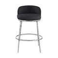 Faye Performance Fabric Upholstered Bar Stool