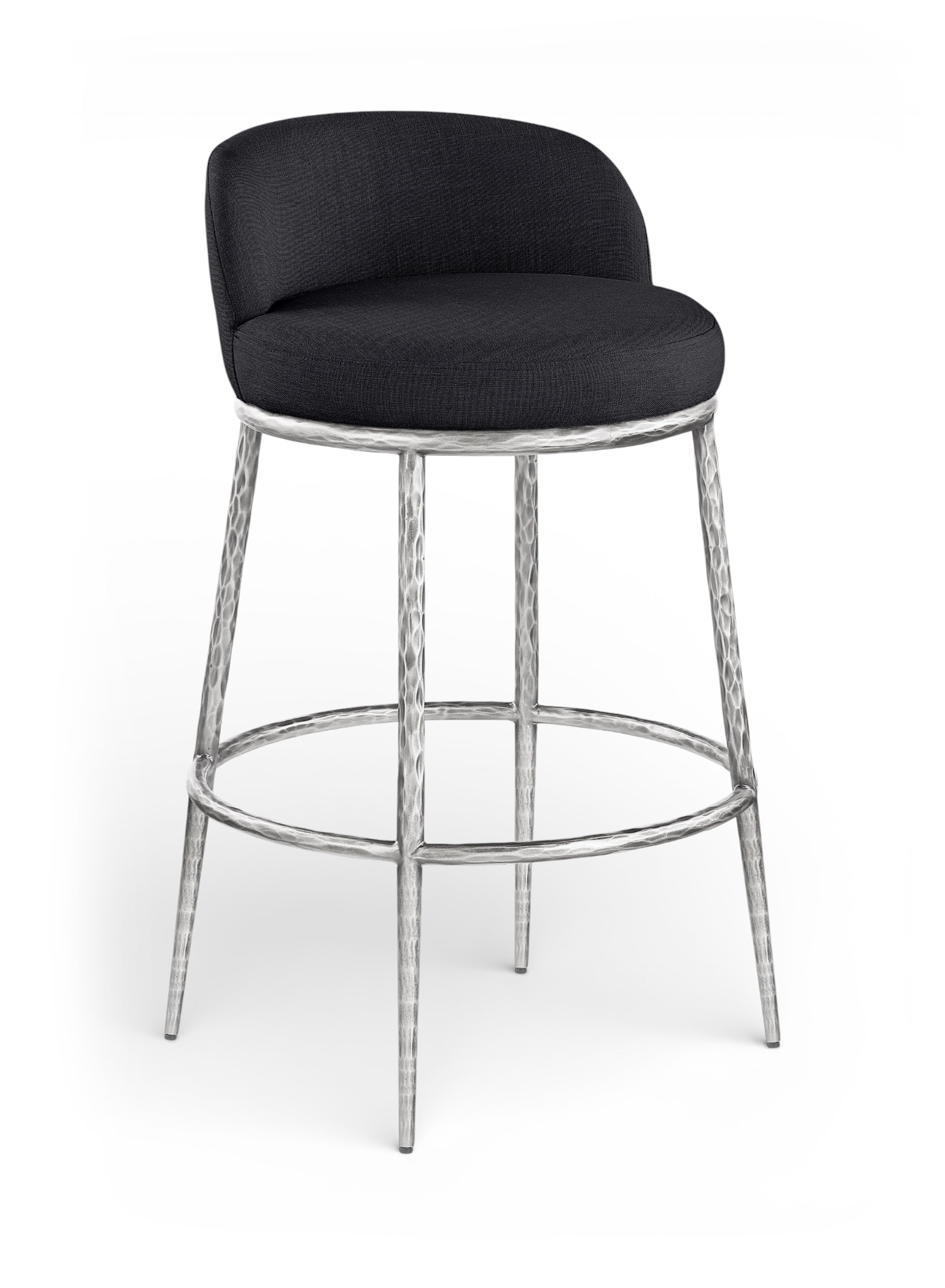 Faye Performance Fabric Upholstered Bar Stool