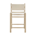 Rosalba Vegan Leather Upholstered Counter Stool
