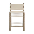 Rosalba Vegan Leather Upholstered Counter Stool