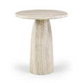 Darcy Travertine Concrete Indoor/Outdoor Counter Height Table - T36