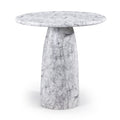 Darcy 36" White Concrete Indoor/Outdoor Bar Table