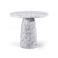 Darcy 42" White Concrete Indoor/Outdoor Bar Table