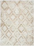 Dekor Ivory Taupe Modern Polypropylene Area Rug