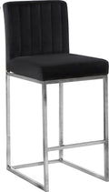 Gaspard Velvet Upholstered Counter Stool