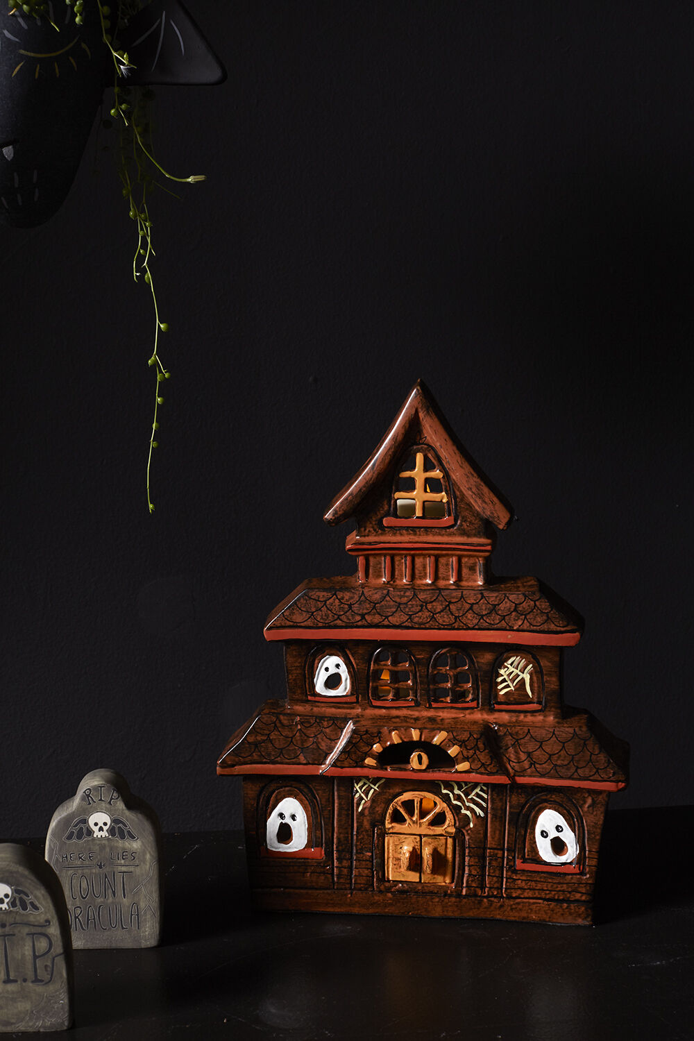 Haunted House Candleholder