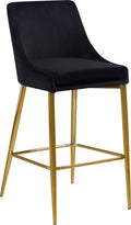 Isolde Velvet Upholstered Counter Stool