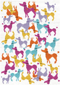 Imagination Ivory Multicolor Kids Polyester Area Rug