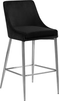 Isolde Velvet Upholstered Counter Stool