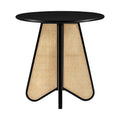 Capri / Solid Wood And Cane Counter Height Table