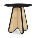 Capri / Solid Wood And Cane Counter Height Table