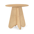 Capri Natural Solid Wood And Natural Cane Counter Height Table