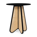 Capri / Solid Wood And Cane Bar Height Table