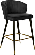 Cimarosa Velvet Upholstered Counter Stool