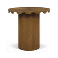 Devonne Brown Solid Wood And Natural Cane Counter Height Table