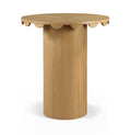 Devonne Natural Solid Wood And Natural Cane Bar Height Table
